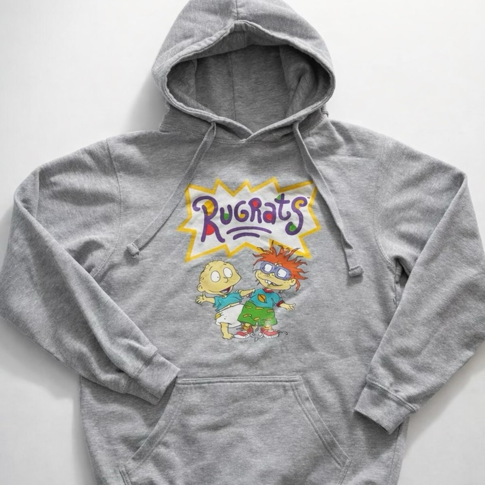 Gray Rugrats Hoodie - Women’s Small - Picture 2 of 6